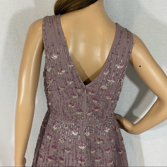 Aidan Mattox Embellished Fit & Flare Midi Dress - Picture 13 of 16